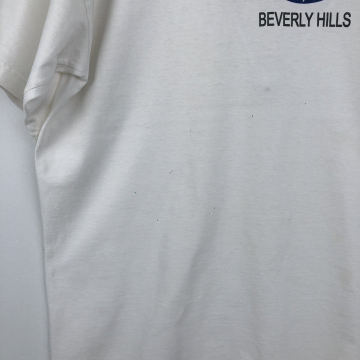 90'S Alstyle PLANET HOLLYWOOD Advertising T-shirt, Men's XL equivalent, Vintage cotton white type Vintage Second Hand
