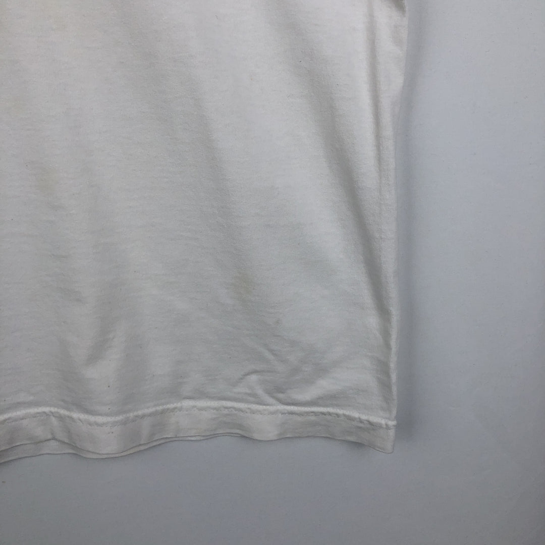 90'S Alstyle PLANET HOLLYWOOD Advertising T-shirt, Men's XL equivalent, Vintage cotton white type Vintage Second Hand