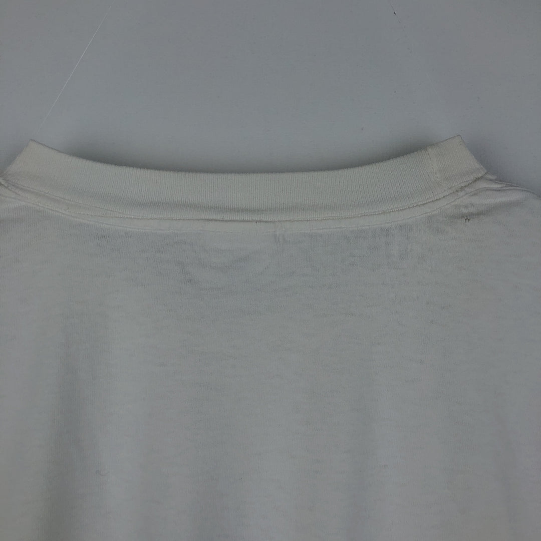 90'S Alstyle PLANET HOLLYWOOD Advertising T-shirt, Men's XL equivalent, Vintage cotton white type Vintage Second Hand