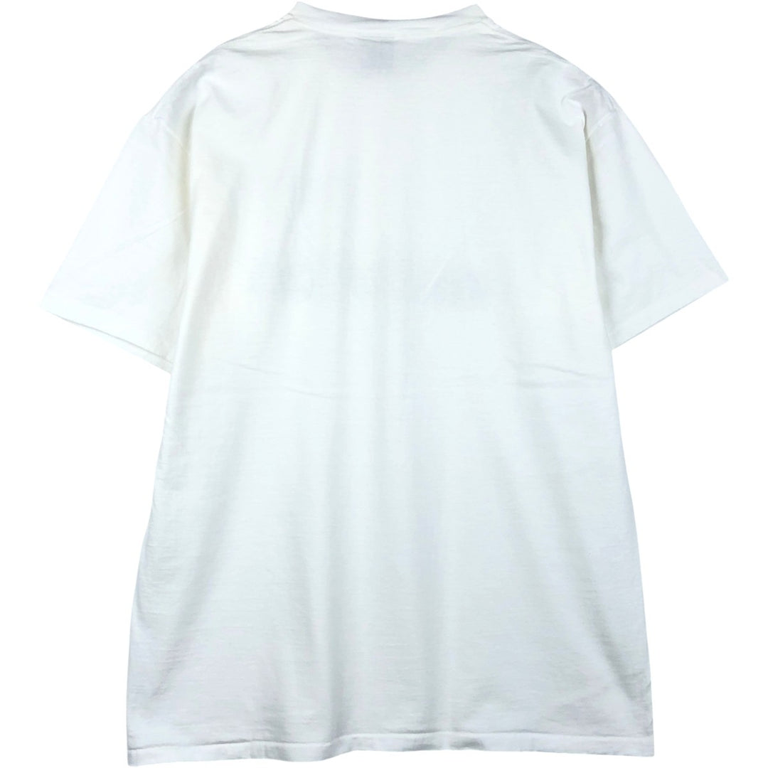 90'S ONEITA Pancreas MT Advertising T-Shirt, Men's XL equivalent, Vintage cotton white type Vintage Second Hand