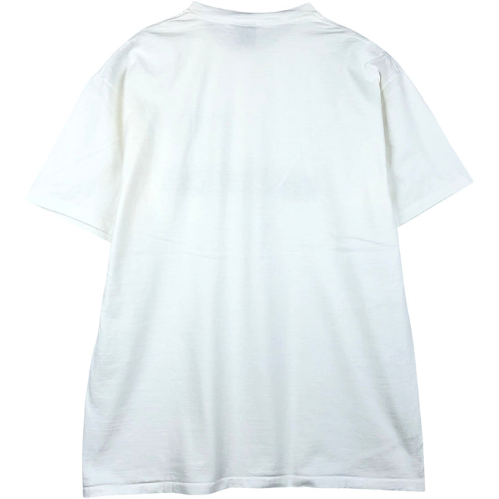 90'S ONEITA Pancreas MT Advertising T-Shirt, Men's XL equivalent, Vintage cotton white type Vintage Second Hand