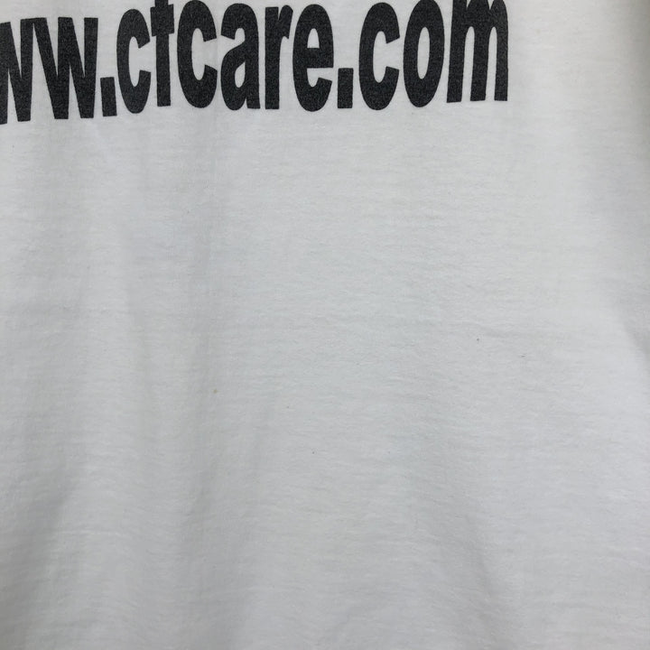 90'S ONEITA Pancreas MT Advertising T-Shirt, Men's XL equivalent, Vintage cotton white type Vintage Second Hand