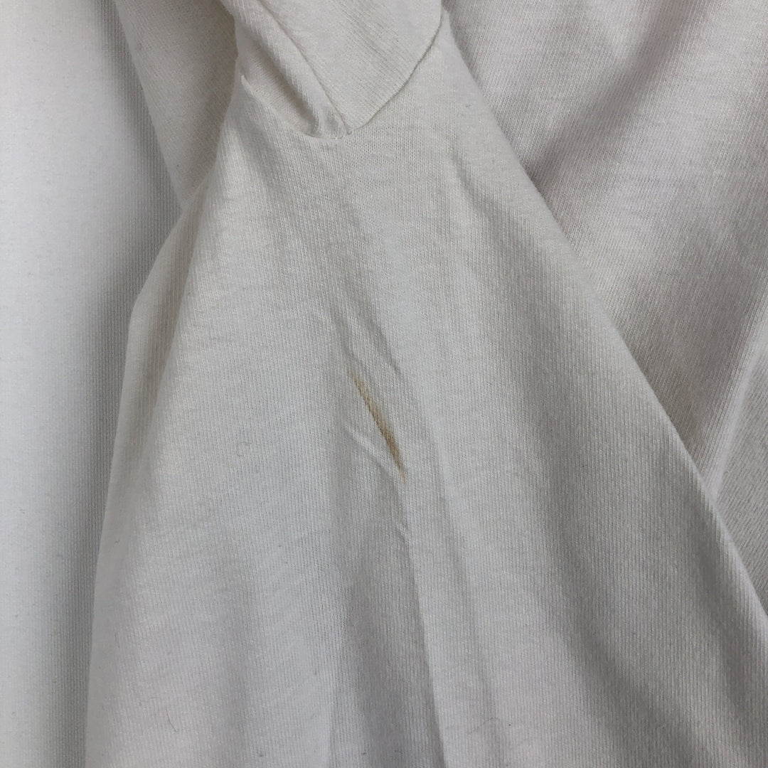 2000'S Hanes BEEFY-T IN-N-OUT BURGER advertising T-shirt, men's size XL (approx.) cotton white type Vintage Second Hand