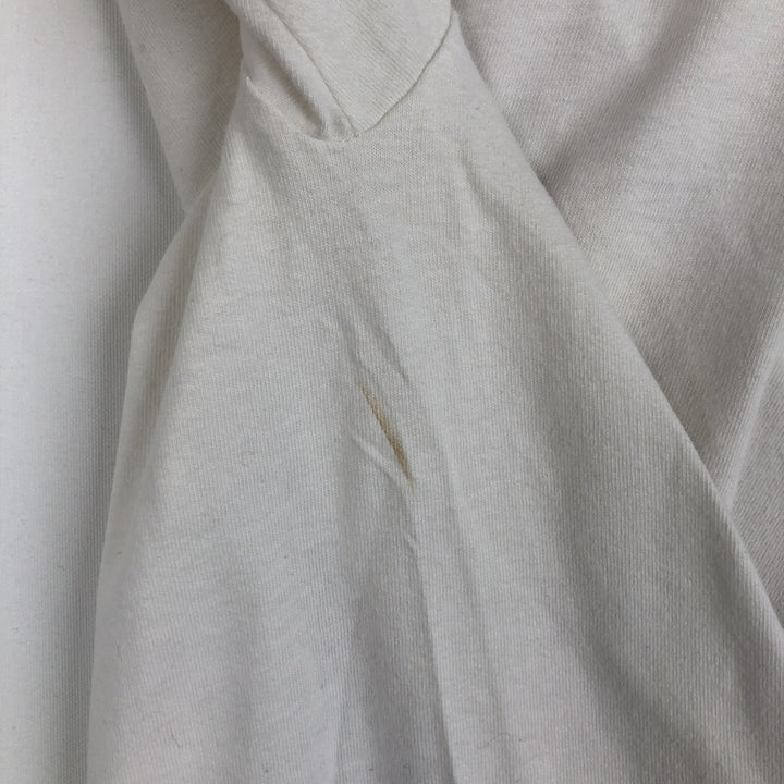 2000'S Hanes BEEFY-T IN-N-OUT BURGER advertising T-shirt, men's size XL (approx.) cotton white type Vintage Second Hand