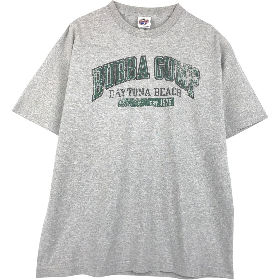 2000'S BUBBA GUMP SHRIMP Advertising T-Shirt, Men's XL (approx.) cotton gray type Vintage Second Hand
