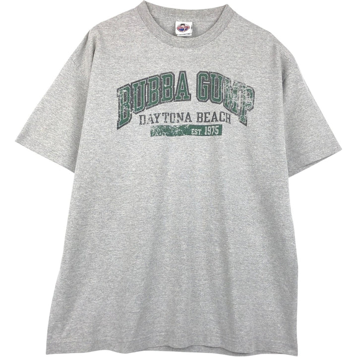 2000'S BUBBA GUMP SHRIMP Advertising T-Shirt, Men's XL (approx.) cotton gray type Vintage Second Hand