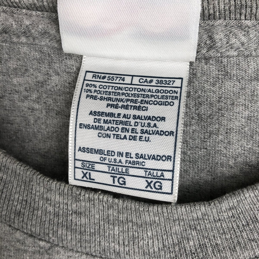 2000'S BUBBA GUMP SHRIMP Advertising T-Shirt, Men's XL (approx.) cotton gray type Vintage Second Hand