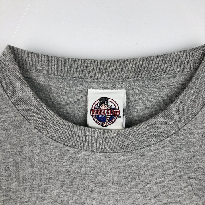 2000'S BUBBA GUMP SHRIMP Advertising T-Shirt, Men's XL (approx.) cotton gray type Vintage Second Hand