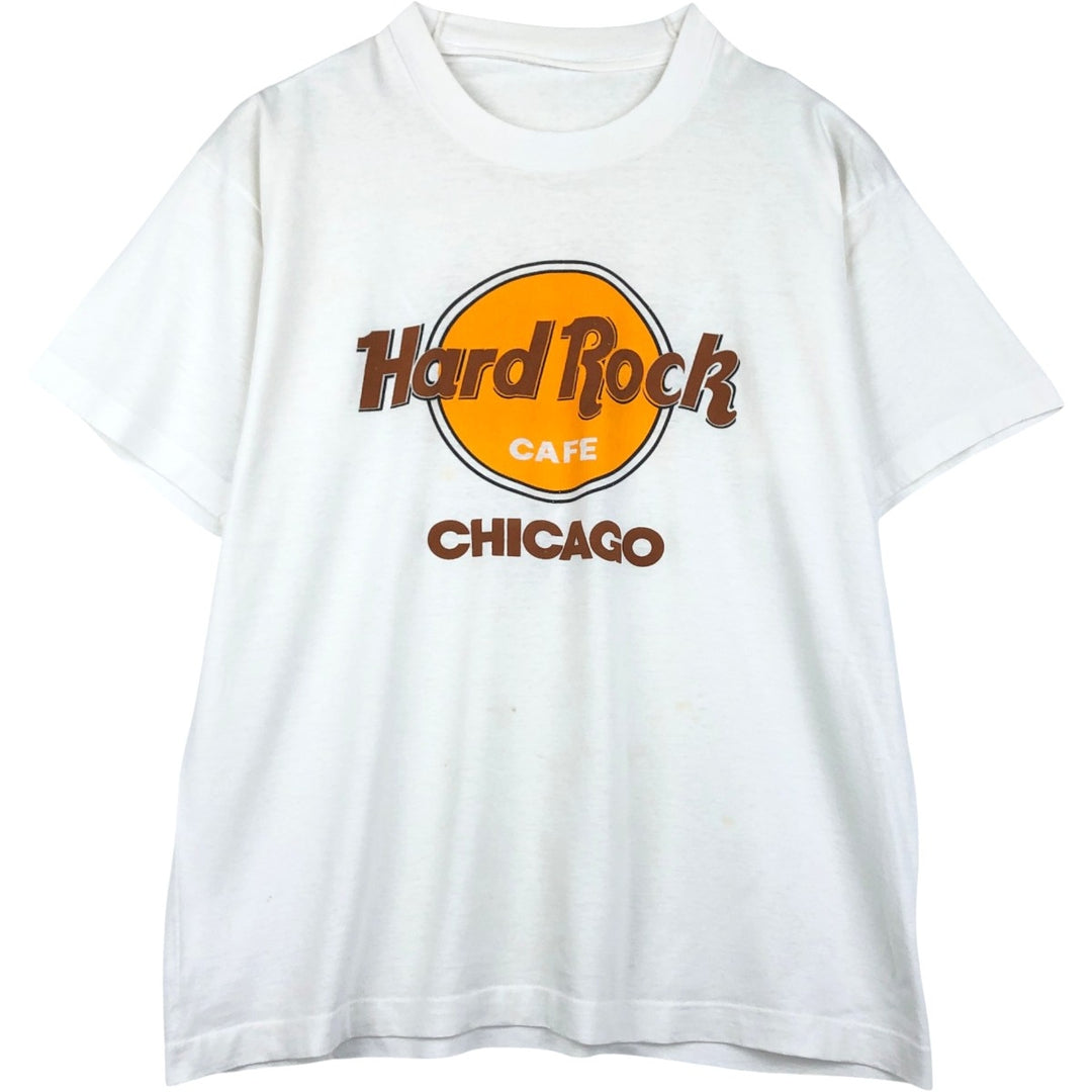 Vintage 90'S Hard Rock Cafe advertising t-shirt, men's size M. unclear white type Vintage Second Hand
