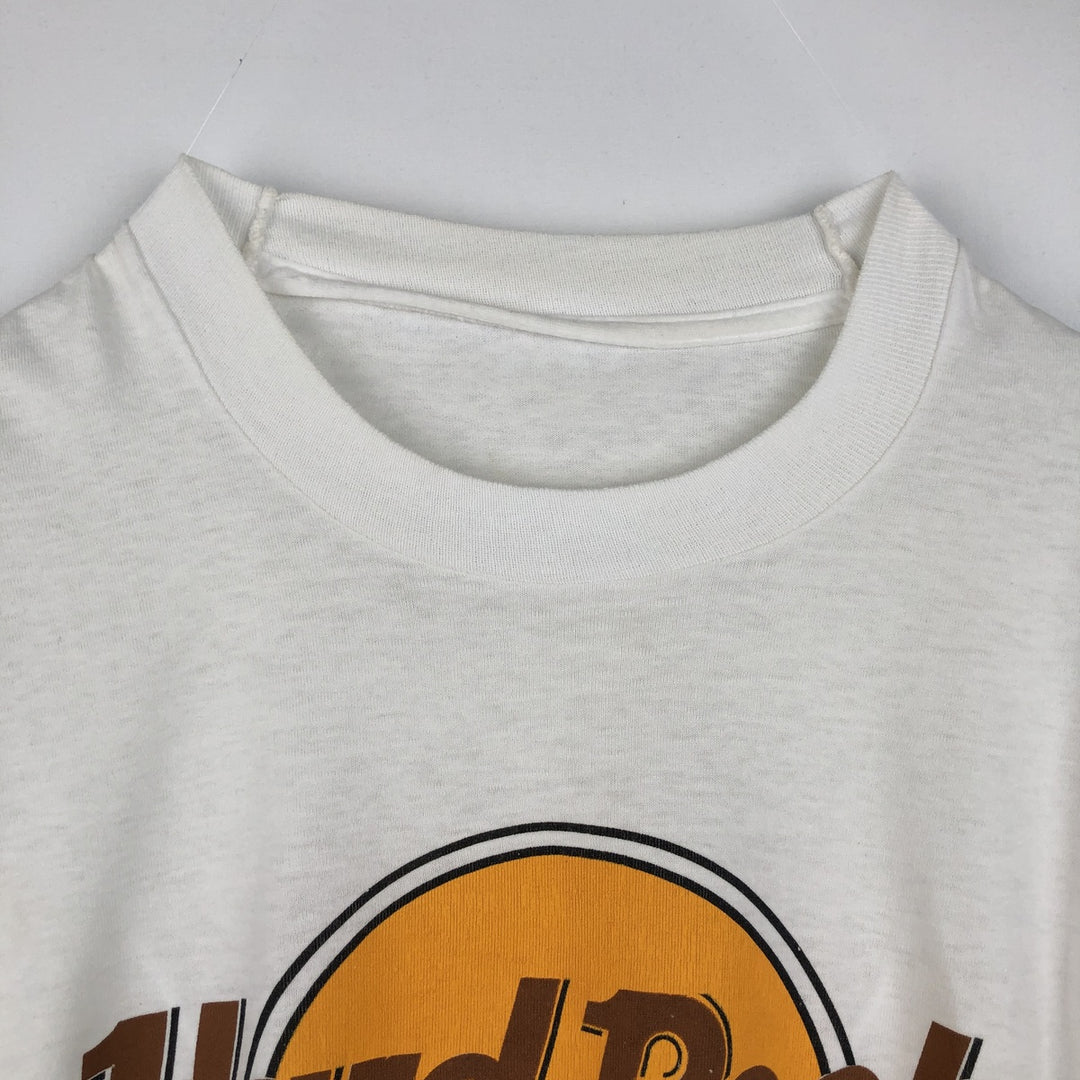 Vintage 90'S Hard Rock Cafe advertising t-shirt, men's size M. unclear white type Vintage Second Hand