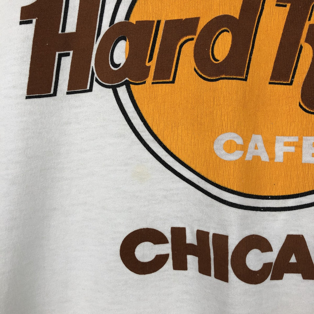 Vintage 90'S Hard Rock Cafe advertising t-shirt, men's size M. unclear white type Vintage Second Hand