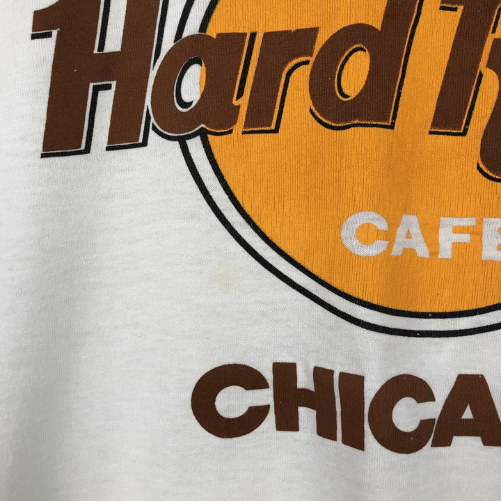 Vintage 90'S Hard Rock Cafe advertising t-shirt, men's size M. unclear white type Vintage Second Hand
