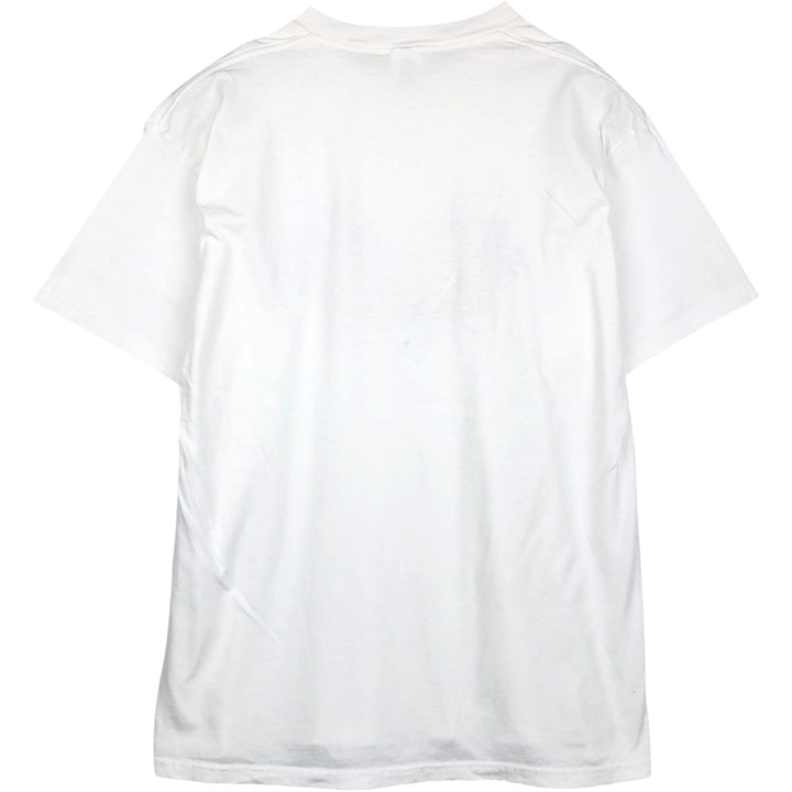 90s-00'S Delta Budweiser NASCAR advertising T-shirt, men's size XL (approx.) cotton white type Vintage Second Hand