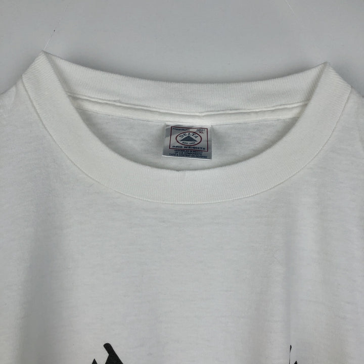 90s-00'S Delta Budweiser NASCAR advertising T-shirt, men's size XL (approx.) cotton white type Vintage Second Hand