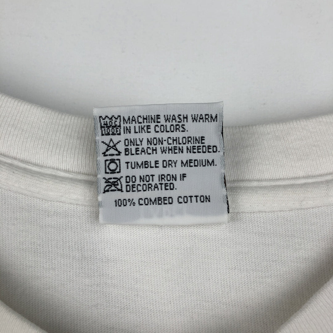 90'S HARD ROCK CAFE Hard Rock Cafe Advertising T-shirt Made in USA Men's L Vintage cotton white type Vintage Second Hand