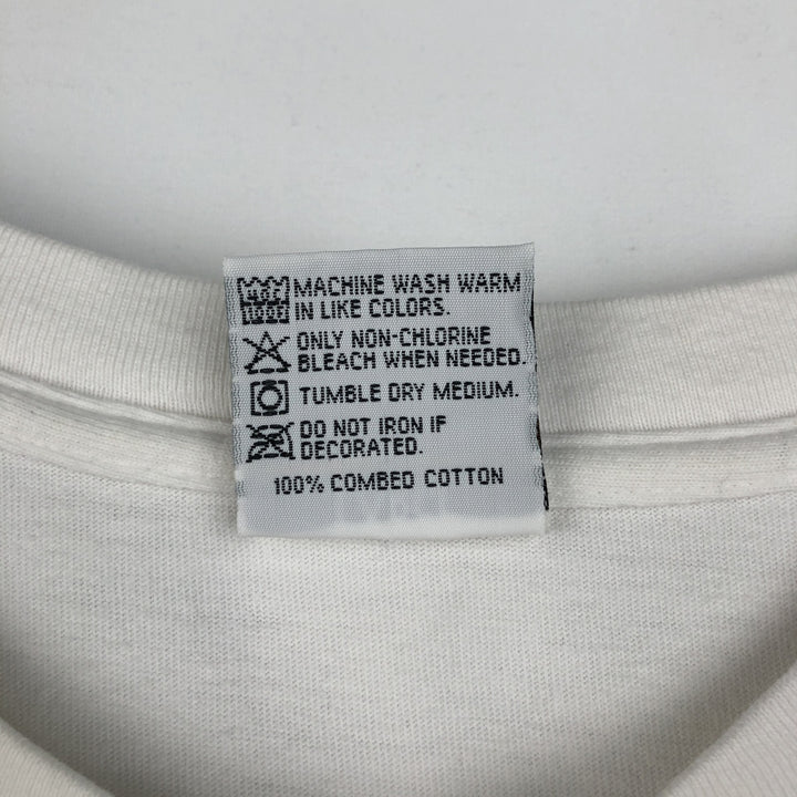 90'S HARD ROCK CAFE Hard Rock Cafe Advertising T-shirt Made in USA Men's L Vintage cotton white type Vintage Second Hand