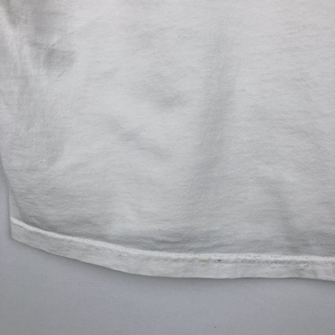 90'S HARD ROCK CAFE Hard Rock Cafe Advertising T-shirt Made in USA Men's L Vintage cotton white type Vintage Second Hand