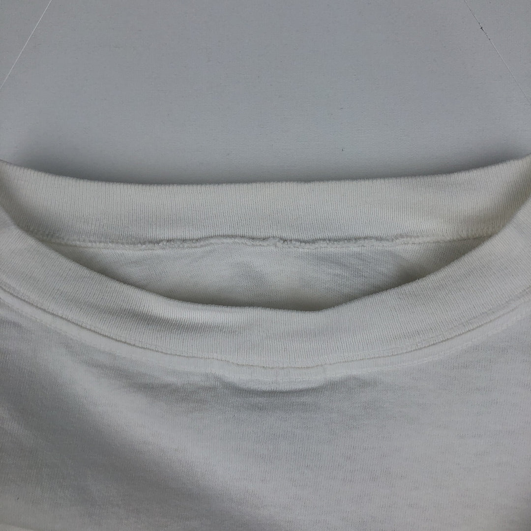 90'S HARD ROCK CAFE Hard Rock Cafe Advertising T-shirt Made in USA Men's L Vintage cotton white type Vintage Second Hand