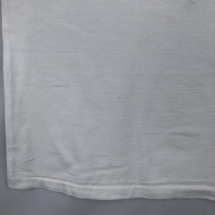 80'S Hanes BEEFY-T Blue Tag Hard Rock Cafe Advertising T-Shirt, Made in USA, Men's Size M (approx.), Vintage cotton white type Vintage Second Hand