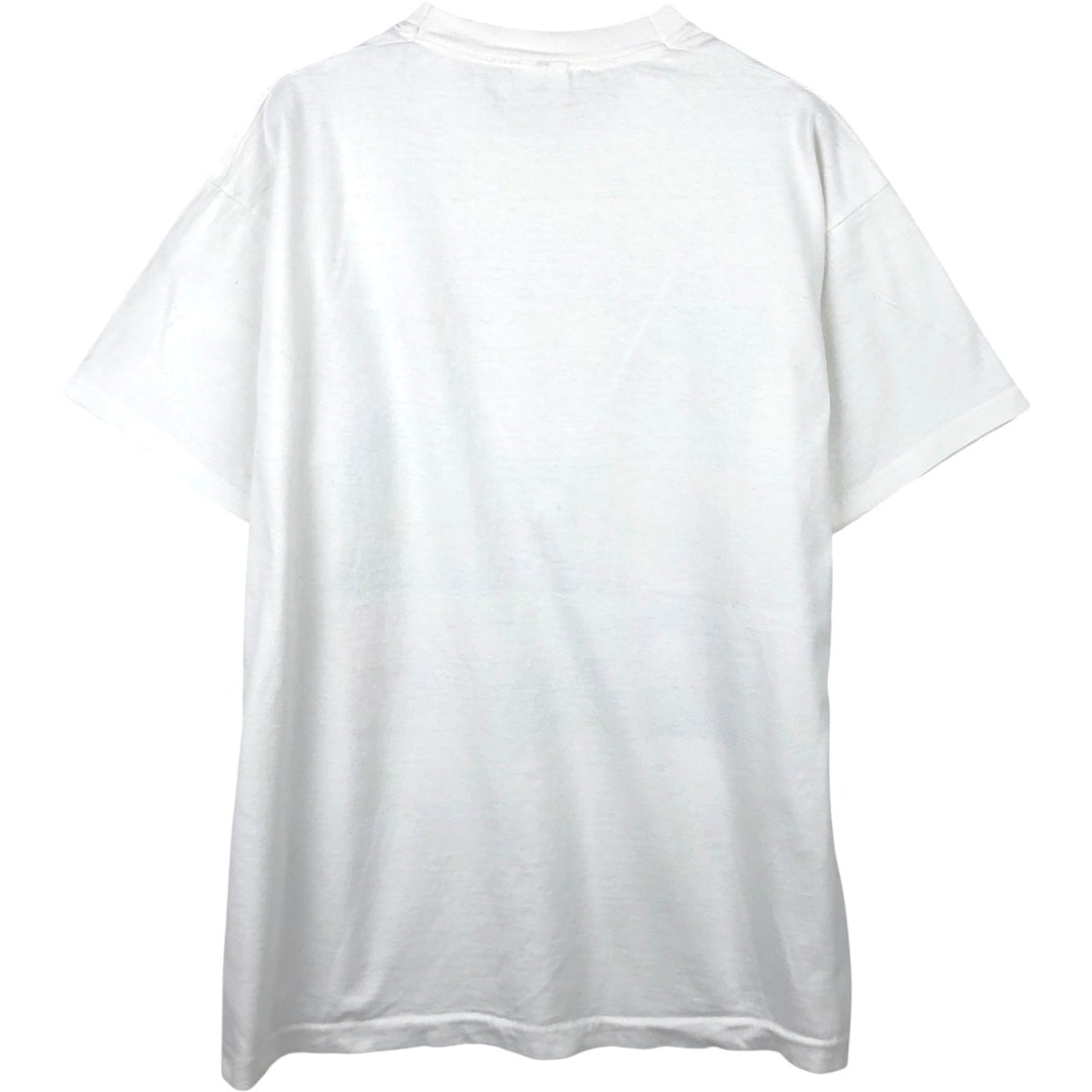 90'S Fruit of the Loom Hard Rock Cafe advertising t-shirt, made in Canada, men's size XL equivalent. cotton white type Vintage Second Hand