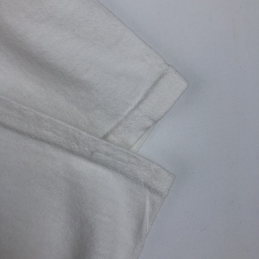 90s-00'S BMW advertising T-shirt, made in USA, men's size L (approx.) cotton white type Vintage Second Hand