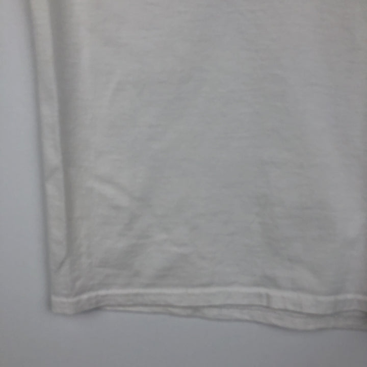 90s-00'S BMW advertising T-shirt, made in USA, men's size L (approx.) cotton white type Vintage Second Hand