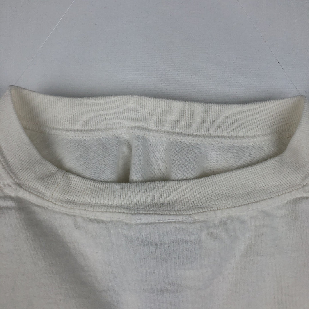 90s-00'S BMW advertising T-shirt, made in USA, men's size L (approx.) cotton white type Vintage Second Hand