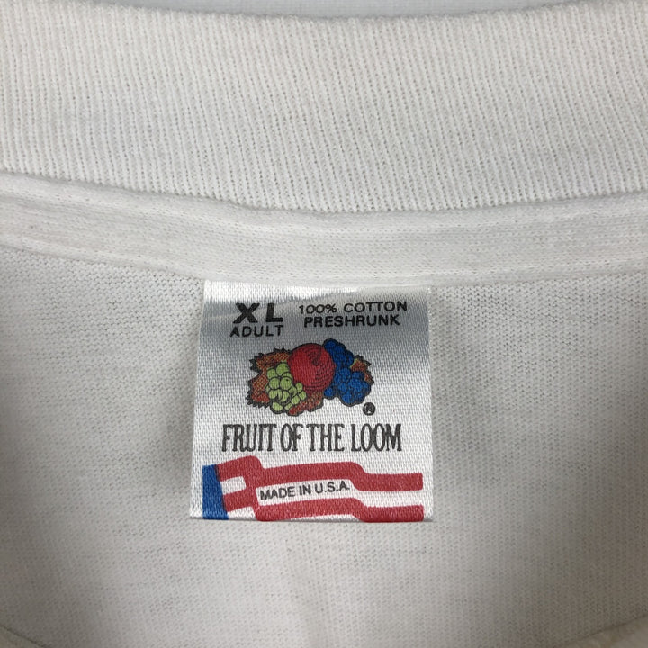 90'S Fruit of the Loom Comedy Central Advertising T-shirt, Made in USA, Men's XL equivalent. cotton white type Vintage Second Hand