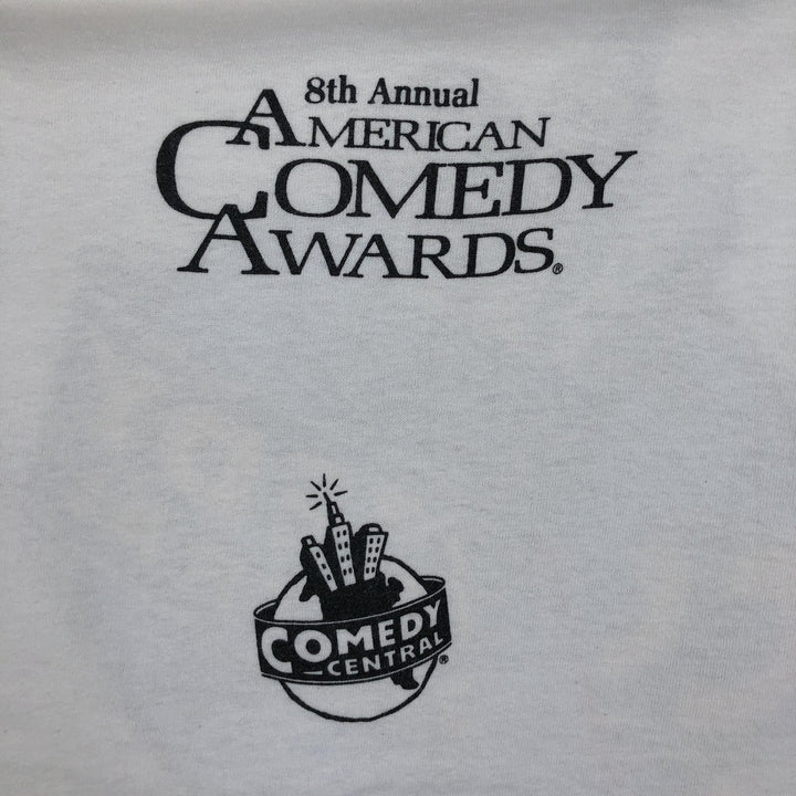90'S Fruit of the Loom Comedy Central Advertising T-shirt, Made in USA, Men's XL equivalent. cotton white type Vintage Second Hand