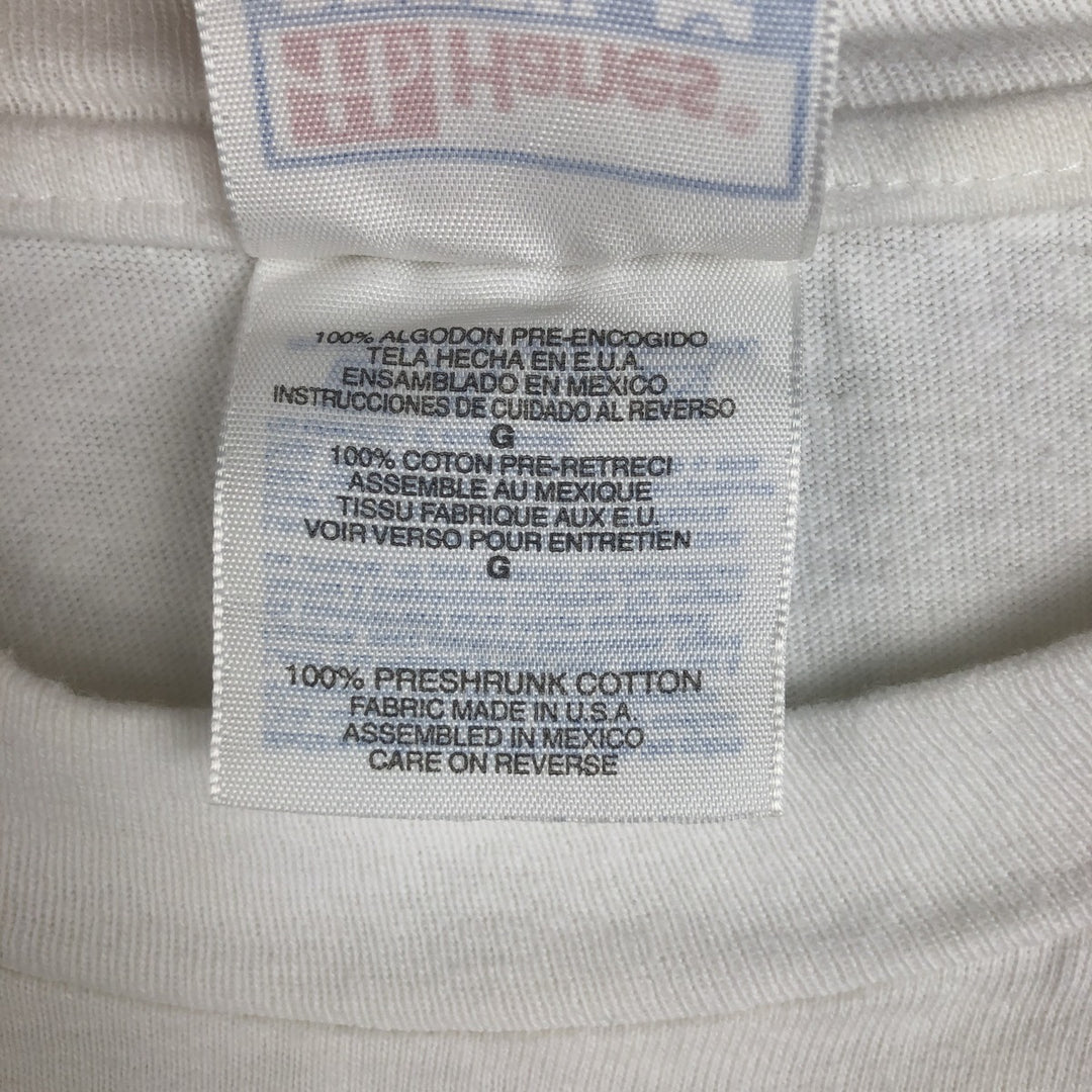 90'S Hanes BEEFY-T Mastercard Advertising T-Shirt, Men's Size L (approx.), Vintage cotton white type Vintage Second Hand