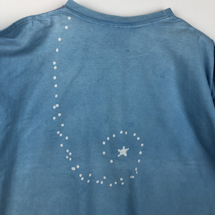 90'S TENNESSEE RIVER GOLD Print T-Shirt, Made in USA, Men's XXL equivalent, Vintage cotton Blue type light blue Vintage Second Hand