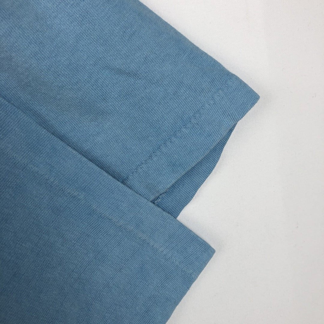 90'S TENNESSEE RIVER GOLD Print T-Shirt, Made in USA, Men's XXL equivalent, Vintage cotton Blue type light blue Vintage Second Hand