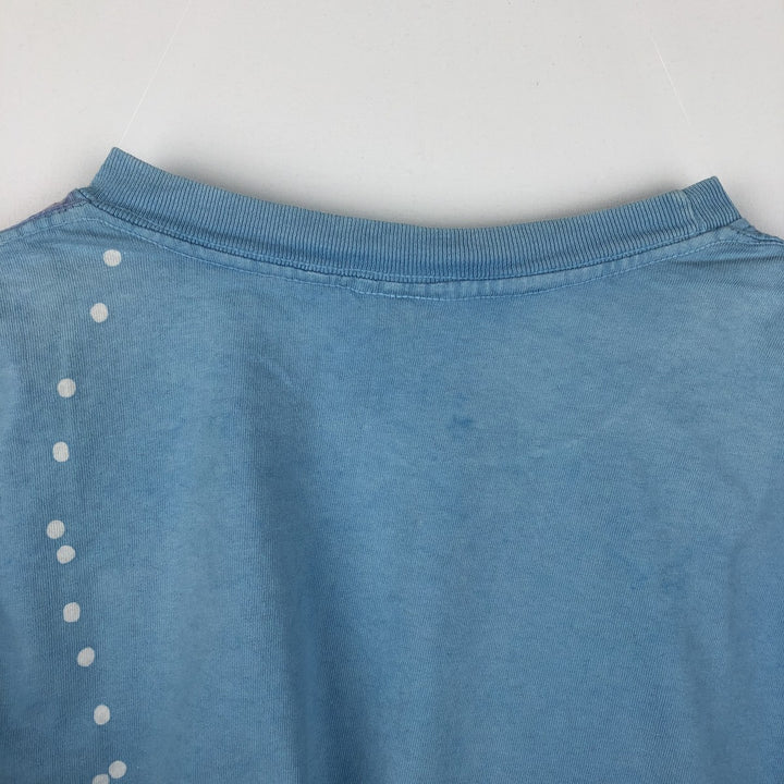 90'S TENNESSEE RIVER GOLD Print T-Shirt, Made in USA, Men's XXL equivalent, Vintage cotton Blue type light blue Vintage Second Hand