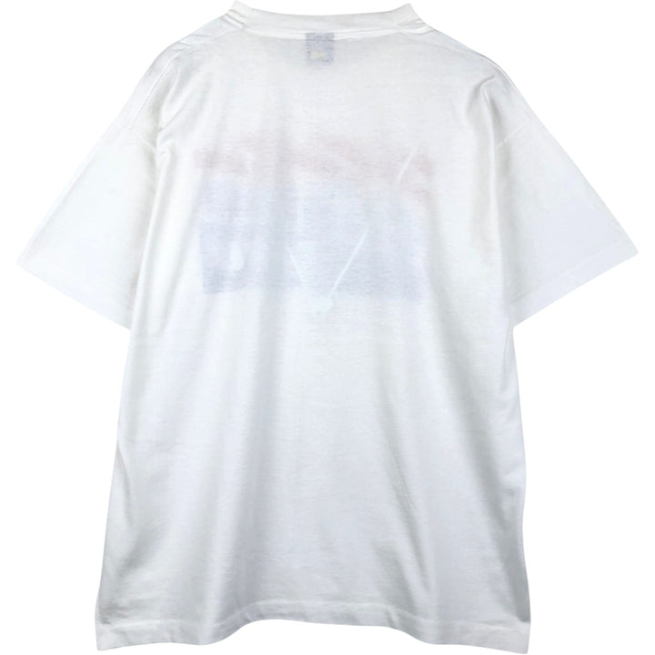 90'S Screen Stars Best Printed T-shirt Made in USA Men's XL Vintage cotton white type Vintage Second Hand