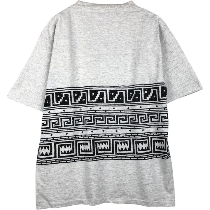90'S SDI Print T-Shirt, Made in USA, Men's Size L (Equivalent), Vintage cotton gray type Vintage Second Hand