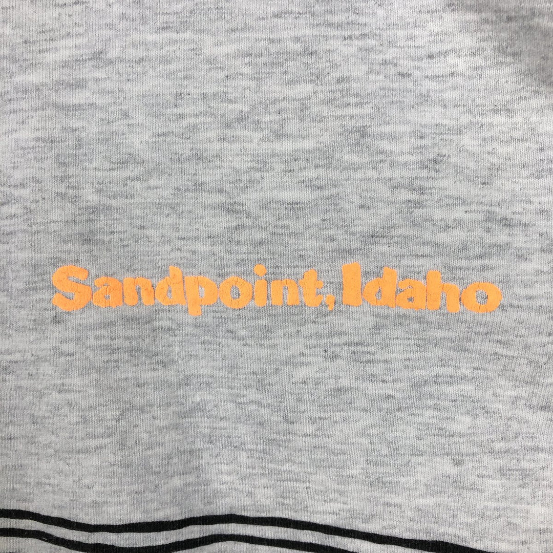 90'S SDI Print T-Shirt, Made in USA, Men's Size L (Equivalent), Vintage cotton gray type Vintage Second Hand