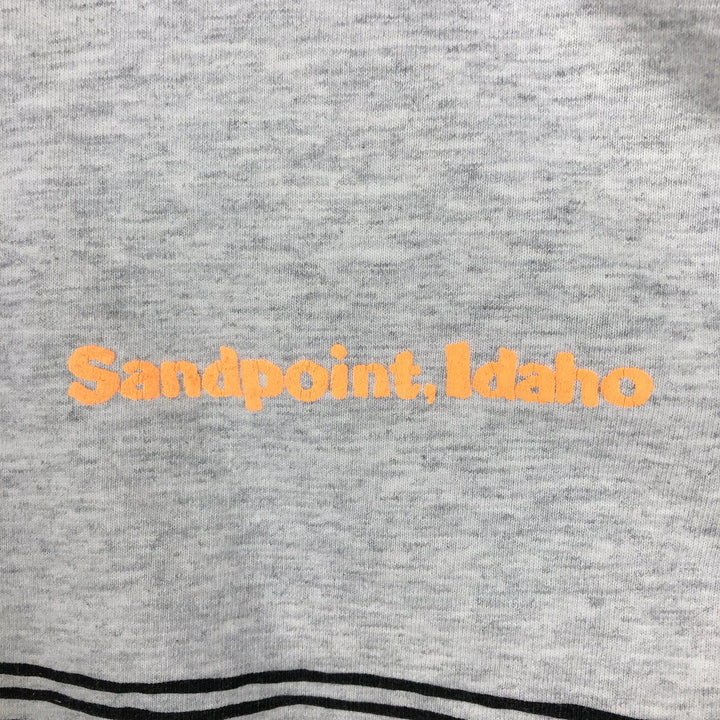 90'S SDI Print T-Shirt, Made in USA, Men's Size L (Equivalent), Vintage cotton gray type Vintage Second Hand