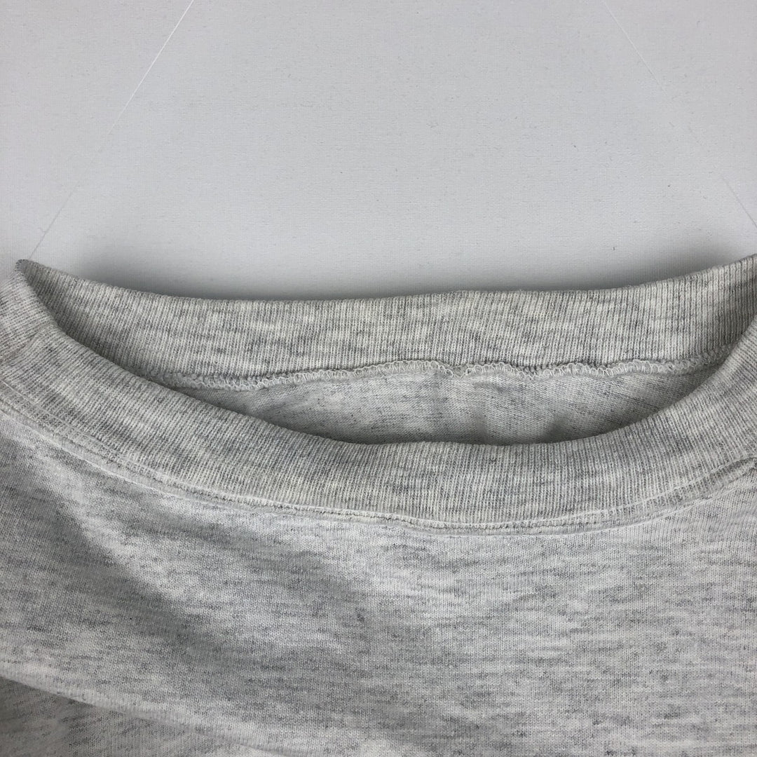 90'S SDI Print T-Shirt, Made in USA, Men's Size L (Equivalent), Vintage cotton gray type Vintage Second Hand