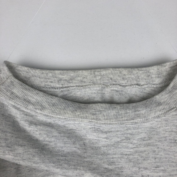 90'S SDI Print T-Shirt, Made in USA, Men's Size L (Equivalent), Vintage cotton gray type Vintage Second Hand