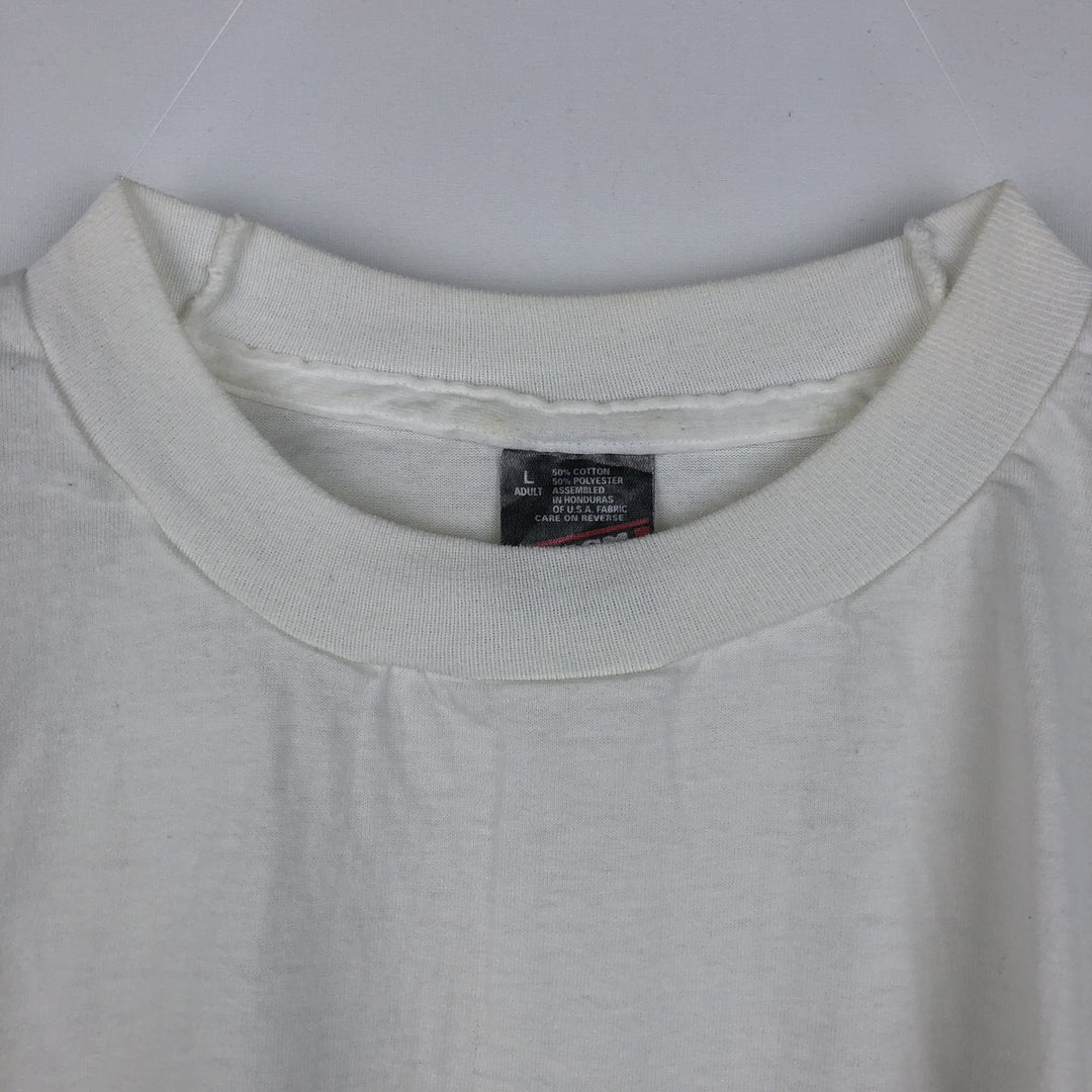 90'S Fruit of the Loom Best Printed T-shirt, Men's, Size L, Vintage cotton white type Vintage Second Hand