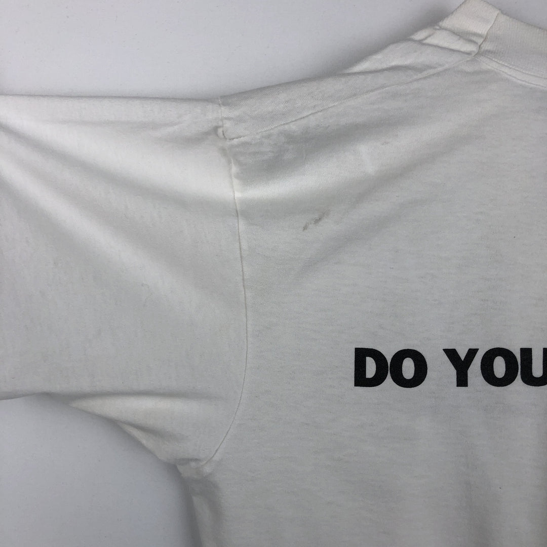 90'S Fruit of the Loom Best Printed T-shirt, Men's, Size L, Vintage cotton white type Vintage Second Hand