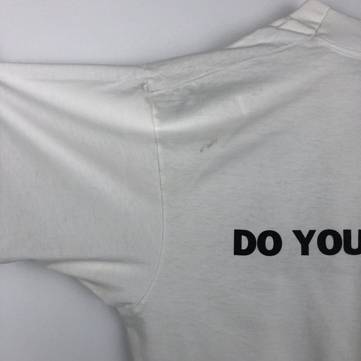 90'S Fruit of the Loom Best Printed T-shirt, Men's, Size L, Vintage cotton white type Vintage Second Hand