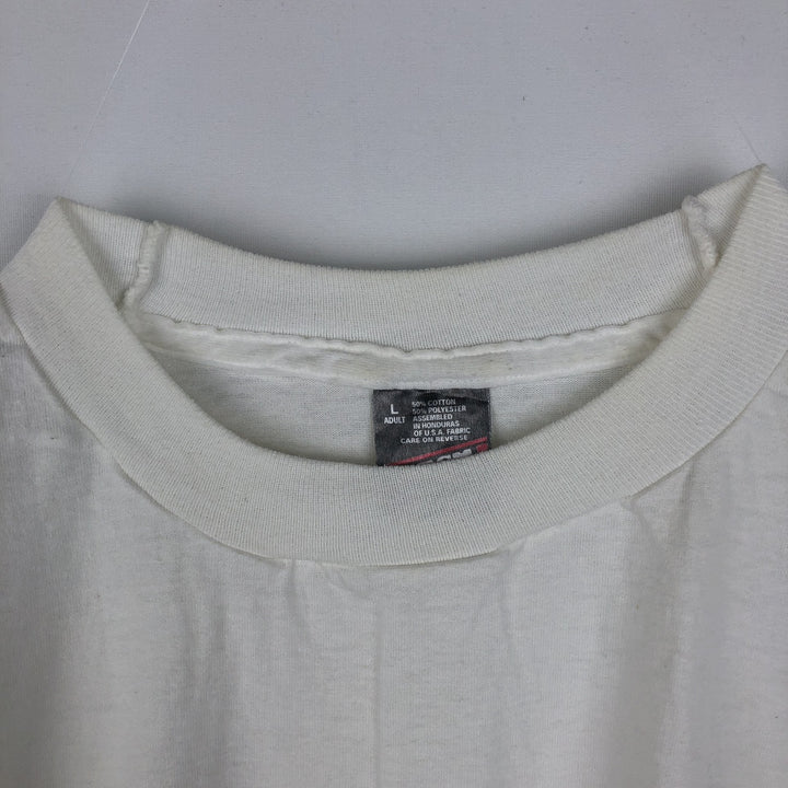 90'S Fruit of the Loom Best Printed T-shirt, Men's, Size L, Vintage cotton white type Vintage Second Hand