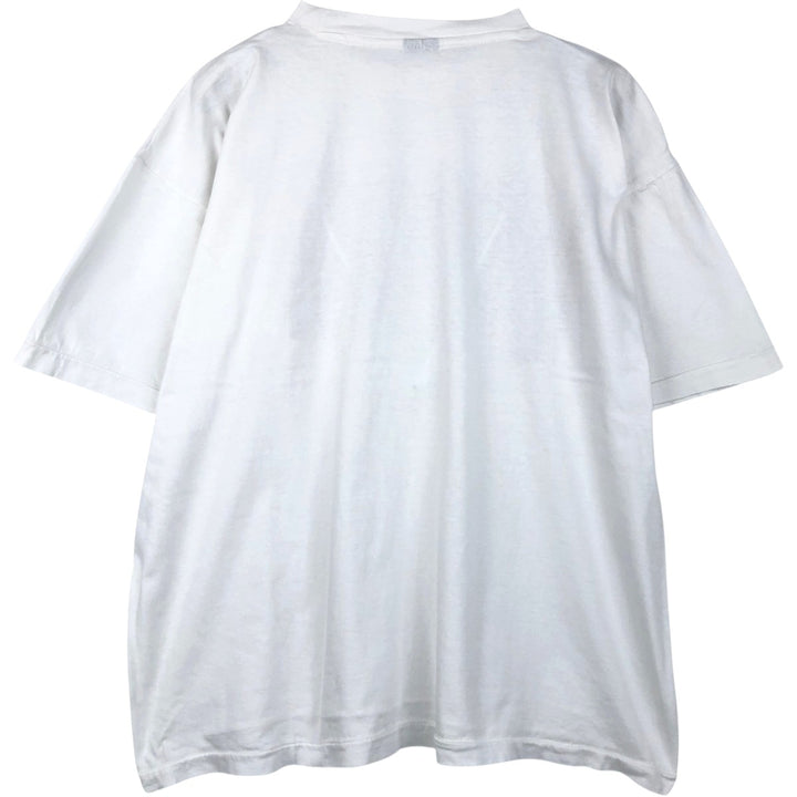 90'S Vintage Printed T-Shirt, Men's XL unclear white type Vintage Second Hand