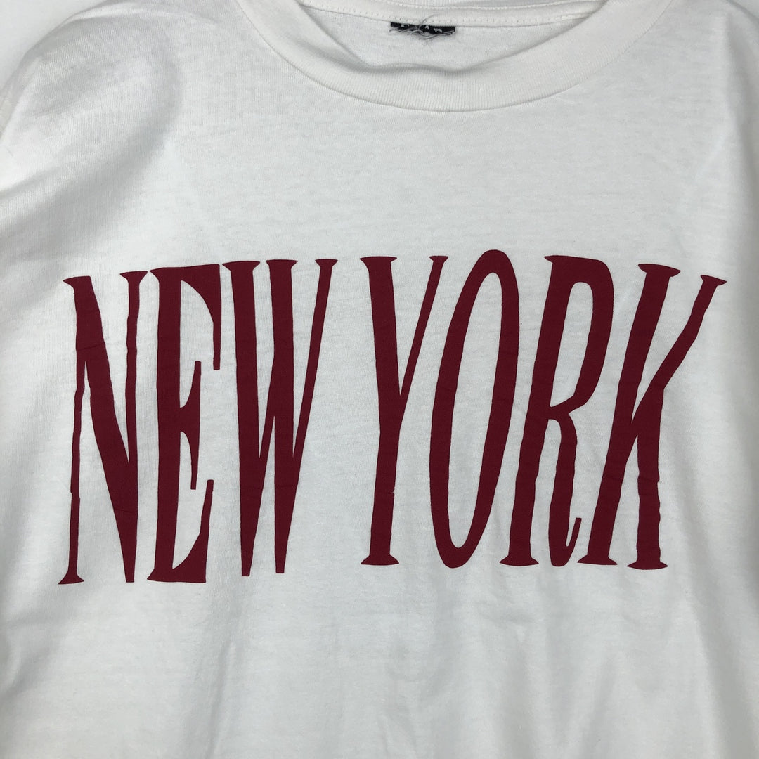 90'S Vintage Printed T-Shirt, Men's XL unclear white type Vintage Second Hand