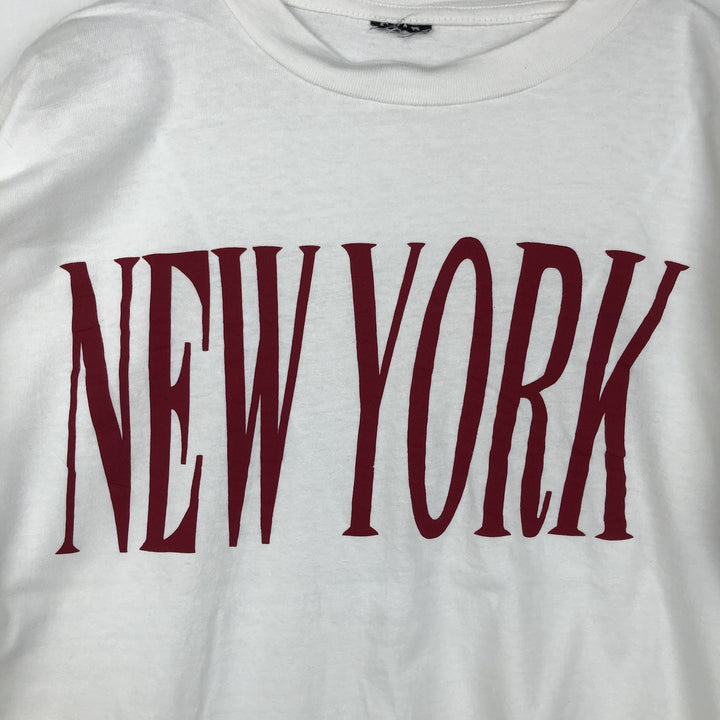 90'S Vintage Printed T-Shirt, Men's XL unclear white type Vintage Second Hand