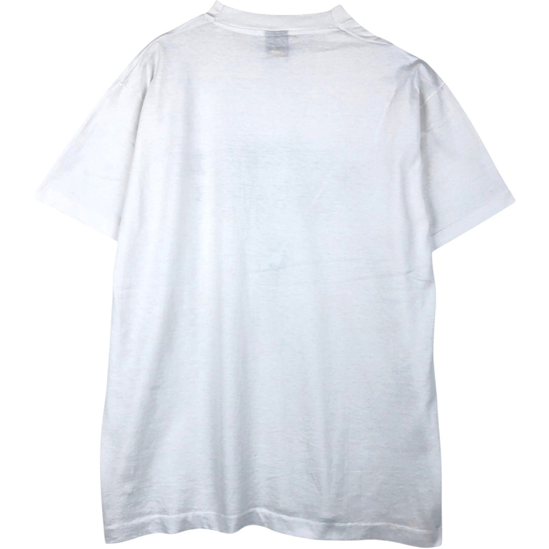 90'S Screen Stars Best Printed T-shirt Made in USA Men's XL Vintage cotton white type Vintage Second Hand