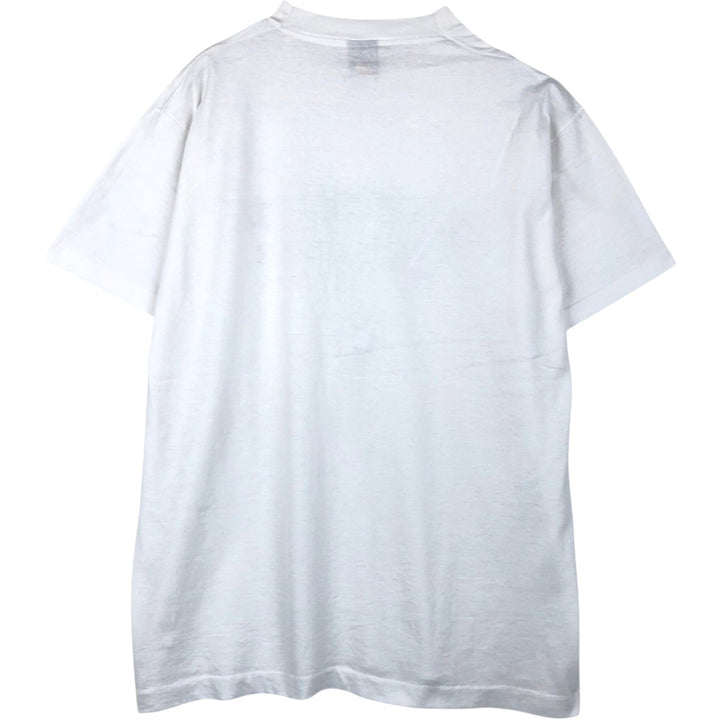 90'S Screen Stars Best Printed T-shirt Made in USA Men's XL Vintage cotton white type Vintage Second Hand