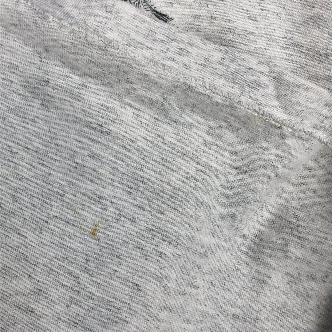 90'S Gildan Heavy Weight Print T-Shirt, Made in Canada, Men's Size L (approx.), Vintage cotton gray type Vintage Second Hand