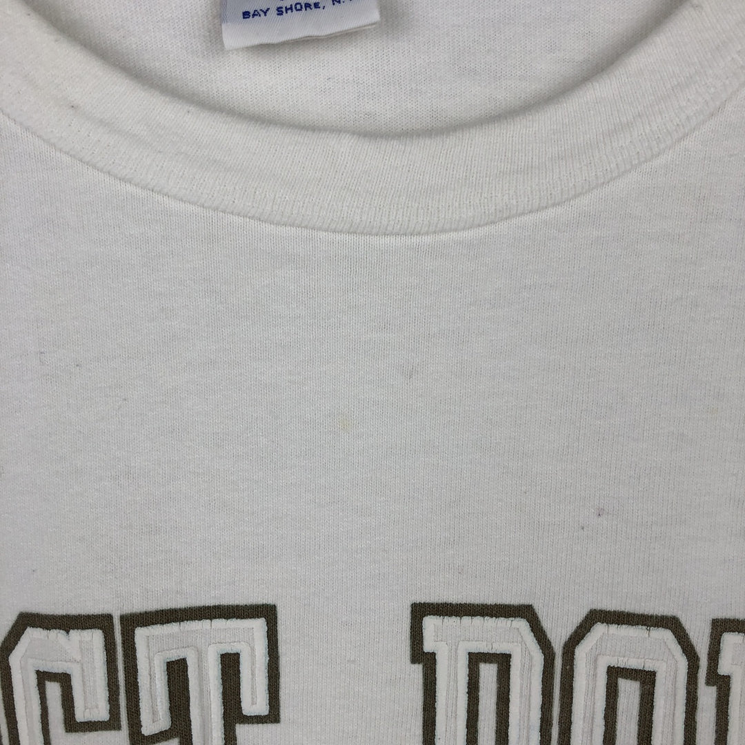 90'S MVP USMA (United States Military Academy) Military Print T-Shirt, Made in USA, Men's Size L (Equivalent), Vintage cotton white type Vintage Second Hand